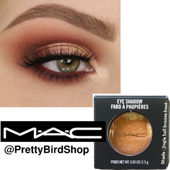 Last one! MAC JINGLE BALL BRONZE eyeshadow NIB Frost - Picture 2 of 8